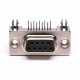 9 Pin D Sub Female Connector Right Angle Staking Type for PCB Mount 9 Pin D Sub Female Connector Right Angle Staking Type for PCB Mount