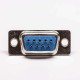 9 Pin d sub Female Connector Straight Blue Cable Connector 9 Pin d sub Female Connector Straight Blue Cable Connector