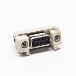 9 Pin D SUB Socket Female Connector Straight Through Hole for PCB Mount 20pcs