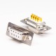 9 Pin Female D SUB Connector Straight Staking Type Solder for Cable 9 Pin Female D SUB Connector Straight Staking Type Solder for Cable