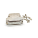 D-sub 104Pin Solder Type Female Connector Machine Pins Straight with Metal shell D-sub 104Pin Solder Type Female Connector Machine Pins Straight with Metal shell