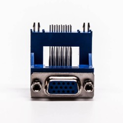 D sub 15 Pin Female 90° Degree Elevated Staking Type Though Hole 20pcs
