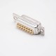 D Sub 15 Straight Standard Female Two Rows Stamped Solder Cup D-type Connector D Sub 15 Straight Standard Female Two Rows Stamped Solder Cup D-type Connector