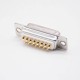 D Sub 15 Straight Standard Female Two Rows Stamped Solder Cup D-type Connector D Sub 15 Straight Standard Female Two Rows Stamped Solder Cup D-type Connector