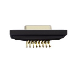 D SUB 15Pin Connector Right Angled Female Through Hole Serial Port 15Pin Waterproof Bur Solid pin