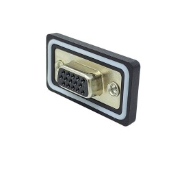 D SUB 15Pin Connector Straight Female Through Hole Serial Port 15Pin Waterproo Solid pin