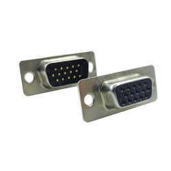 D SUB 15Pin Connector Straight Male Female Solder Type 15pin 3 Rows Bur 10A 20A 30A 40A