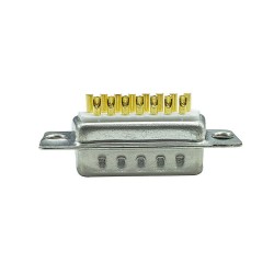 D SUB 15Pin Connector Straight Male Female Solder Type 15pin RS232 Serial Port 2 Rows Bur 10A 20A 30A 40A