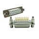 D SUB 15Pin Connector Straight Male Female Through Hole 15pin RS232 Serial Port 2 Rows Bur