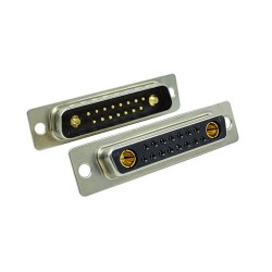 D SUB 17Pin Connector Straight Male Female Solder Type 17pin 17W2 2 Rows High Current