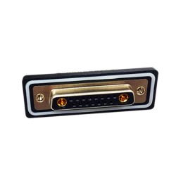 D SUB 17Pin Connector Straight Male Female Solder Type Serial Port 17Pin Waterproof 17W2 Solid pin High Current