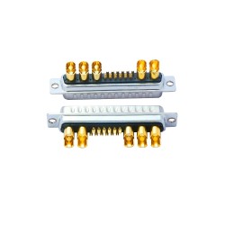 D-SUB 17W5 Male Straight Solder Type Gold Plated Machine pin 10A 20A 30A 40A