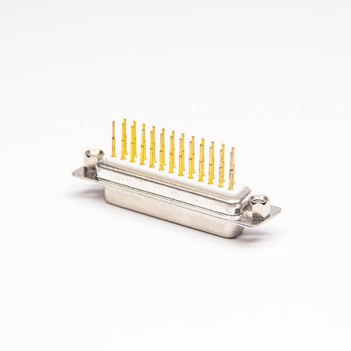 D SUB 180 Degree 25 Pin Female Staking Type Through Hole for PCB Mount D SUB 180 Degree 25 Pin Female Staking Type Through Hole for PCB Mount