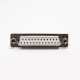 D SUB 25 Pin Connector Female 180 Degree Through Hole for PCB Mount Staking Type D SUB 25 Pin Connector Female 180 Degree Through Hole for PCB Mount Staking Type
