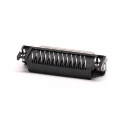 D Sub 25 Pin Female Connector Right Angle Solder Type for PCB Mount