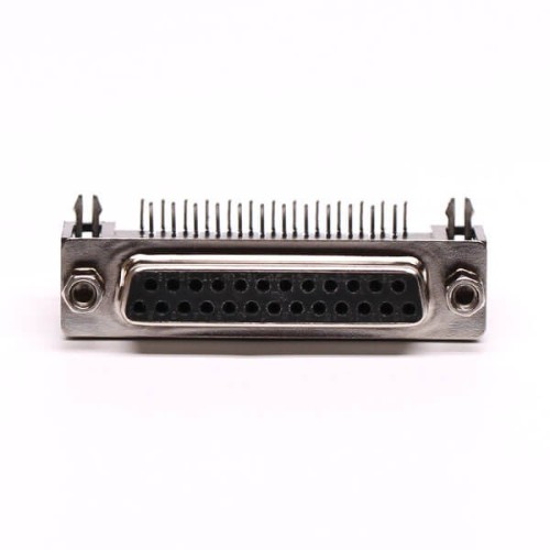 D Sub 25 Pin Female Connector Right Angle Solder Type for PCB Mount D Sub 25 Pin Female Connector Right Angle Solder Type for PCB Mount