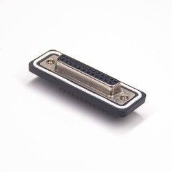 D sub 25 Pin Female Standard IP67 type 2 Rows Through Hole Panel Mount