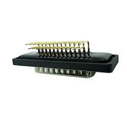 D SUB 25Pin Connector Right Angled Male Through Hole COM Serial Port 25Pin Waterproof Solid pin