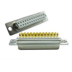 D SUB 25Pin Connector Straight Female Solder Type 25pin 2 Rows Bur 10A 20A 30A 40A