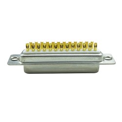 D SUB 25Pin Connector Straight Female Solder Type 25pin 2 Rows Bur 10A 20A 30A 40A
