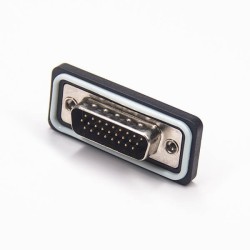D sub 26 Pin Connector Male Standard IP67 Type Through Hole Panel Mount 20pcs