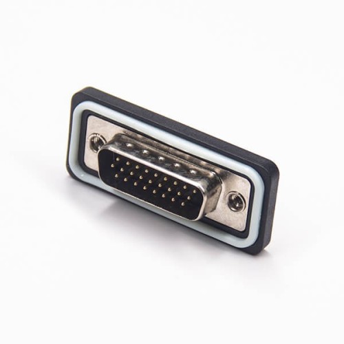 D sub 26 Pin Connector Standard IP67 Type Through Hole Panel Mount D sub 26 Pin Connector Standard IP67 Type Through Hole Panel Mount