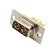 D SUB 2W2 Connector Female Straight Staking Solder Type for PCB D SUB 2W2 Connector Female Straight Staking Solder Type for PCB