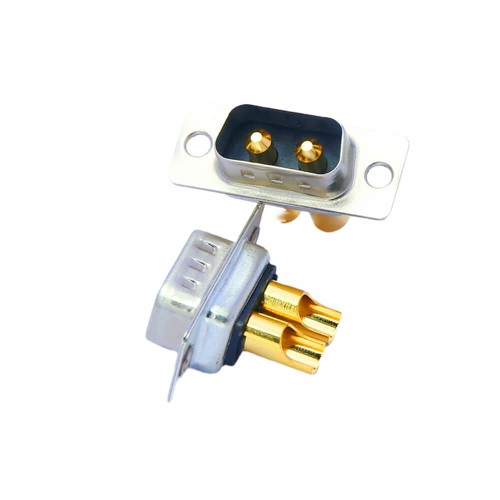 D-SUB 2W2 High Current Male Straight Solder Type 10A Gold Plated Solid Pin Single Hole D-SUB 2W2 High Current Male Straight Solder Type 10A Gold Plated Solid Pin Single Hole