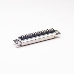 D sub 37 pin Female Solder Type Connector 2pcs