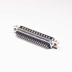 D sub 37 Pin Male Connector Solder Type Connectors With Nut Connector 2pcs