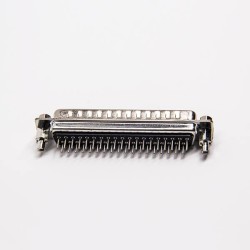 D SUB 37 Pin Male Connector Through Hole for PCB Mount Staking Type 180 Degree
