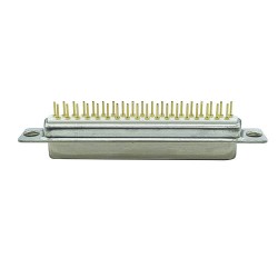 D SUB 37Pin Connector Straight Male Female Through Hole 37pin RS232 Serial Port 2 Rows Bur