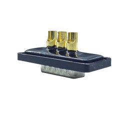 D SUB 3Pin Connector Straight Male Female Solder Type Serial Port 3Pin Waterproof 3V3 Solid pin High Current