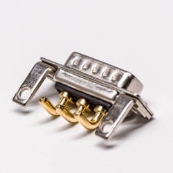 D SUB 3V3 Connector Male Staking Solder Type For PCB Mount