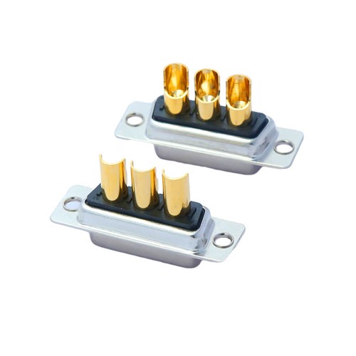 D-SUB 3V3 High Current Female Straight Solder Type 10A Gold Plated Solid Pin Single Hole D-SUB 3V3 High Current Female Straight Solder Type 10A Gold Plated Solid Pin Single Hole