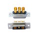 D-SUB 3V3 High Current Female Straight Solder Type 30A Gold Plated Solid Pin Single Hole D-SUB 3V3 High Current Female Straight Solder Type 30A Gold Plated Solid Pin Single Hole