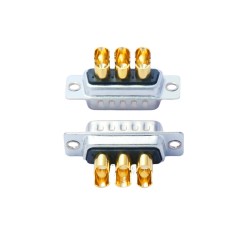 D-SUB 3V3 High Current Male Straight Solder Type 20A Gold Plated Solid Pin Single Hole