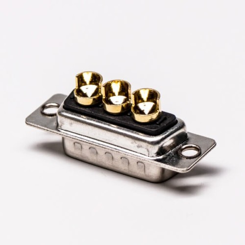 D SUB 3v3 Pin Cable Connector 180° High Current Male Solder Type with Staking D SUB 3v3 Pin Cable Connector 180° High Current Male Solder Type with Staking