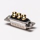 D SUB 3v3 Pin Cable Connector 180° High Current Male Solder Type with Staking D SUB 3v3 Pin Cable Connector 180° High Current Male Solder Type with Staking