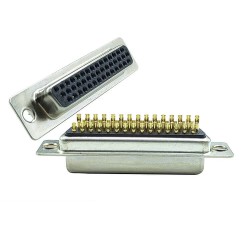 D SUB 44Pin Connector Straight Male Female Solder Type 44pin 3 Rows Bur 10A 20A 30A 40A