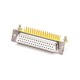 D sub 50 pin Connector Female Socket Right Angle For PCB Machined Contacts