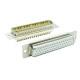 D SUB 50Pin Connector Straight Male Female Solder Type 50pin 3 Rows Bur D SUB 50Pin Connector Straight Male Female Solder Type 50pin 3 Rows Bur