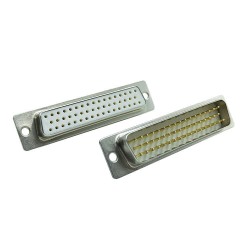 D SUB 50Pin Connector Straight Male Female Solder Type 50pin 3 Rows Bur