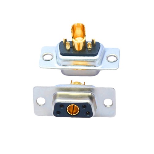D-SUB 5W1 High Current Female Straight Solder Type 20A Gold Plated Solid Pin Single Hole 10A 20A 30A 40A D-SUB 5W1 High Current Female Straight Solder Type 20A Gold Plated Solid Pin Single Hole 10A 20A 30A 40A