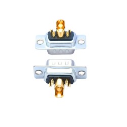 D-SUB 5W1 High Current Male Straight Solder Type 40A Gold Plated Solid Pin Single Hole 10A 20A 30A 40A