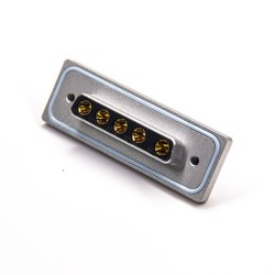 D sub 5w5 Connector IP67 Waterproof D-sub Aluminum Alloy D-sub 5W5 Female Solder Type Cable Mount Connector 20pcs
