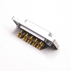 D sub 5w5 Connector IP67 Waterproof D-sub Aluminum Alloy D-sub 5W5 Female Solder Type Cable Mount Connector 20pcs