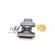 D-sub 78Pin Crimp Type Female Connector Machine Pins Straight with Plastic Shell D-sub 78Pin Crimp Type Female Connector Machine Pins Straight with Plastic Shell