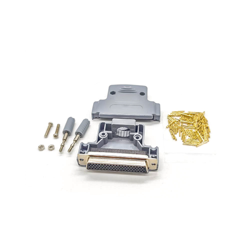 D-sub 78Pin Crimp Type Female Connector Machine Pins Straight with Plastic Shell D-sub 78Pin Crimp Type Female Connector Machine Pins Straight with Plastic Shell