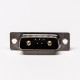D SUB 7w2 Power Connector Male Straight Solder Type for Cable with Staking D SUB 7w2 Power Connector Male Straight Solder Type for Cable with Staking